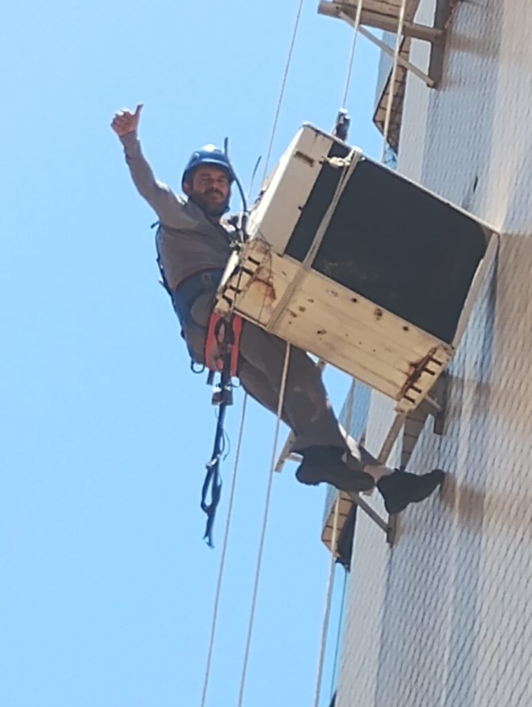 Remoção de condensadora